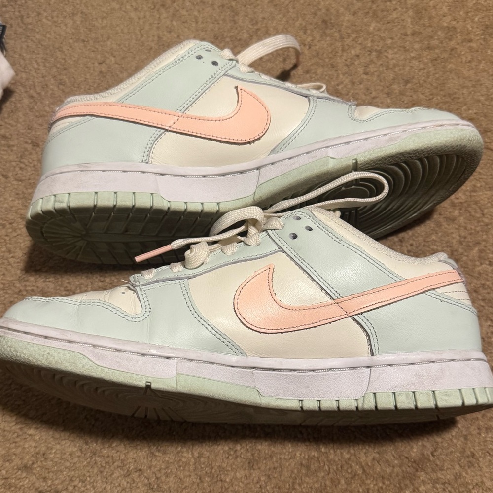 Mint and Peach DUNKS